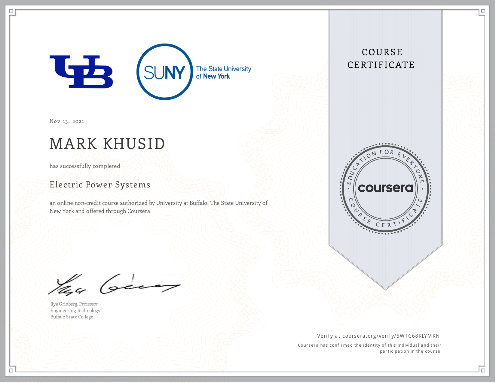 Electric Power Systems