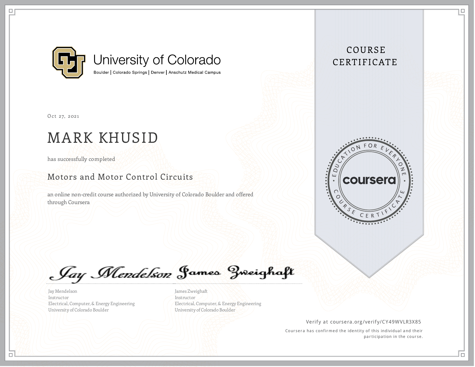 Motors and Motor Control