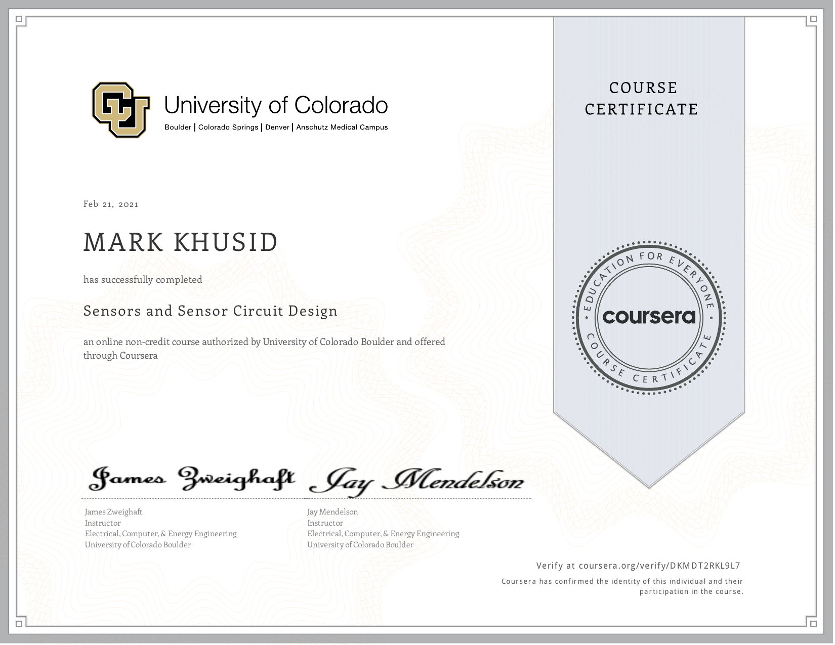 Sensors and Sensor Circuit Design