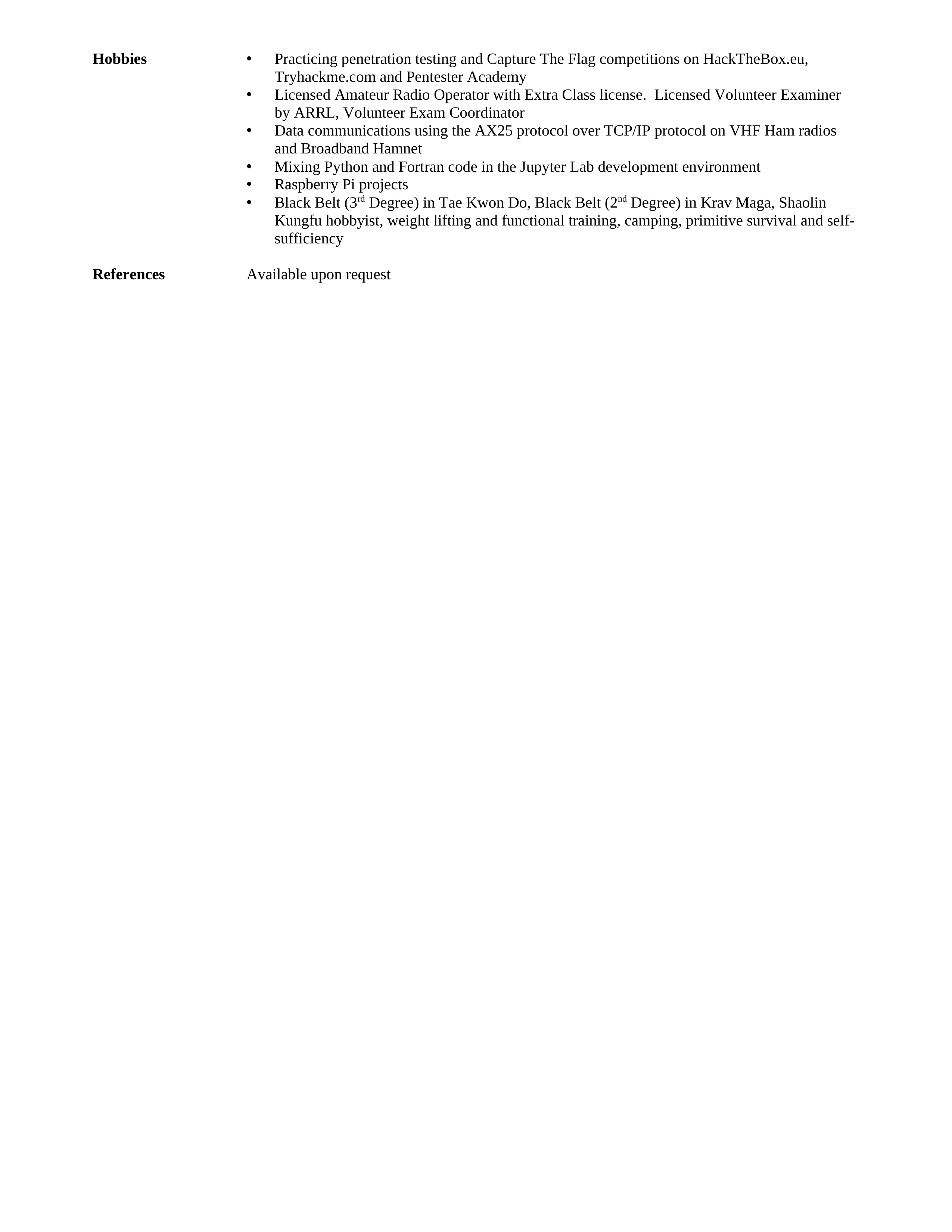 Mark Khusid's Resume