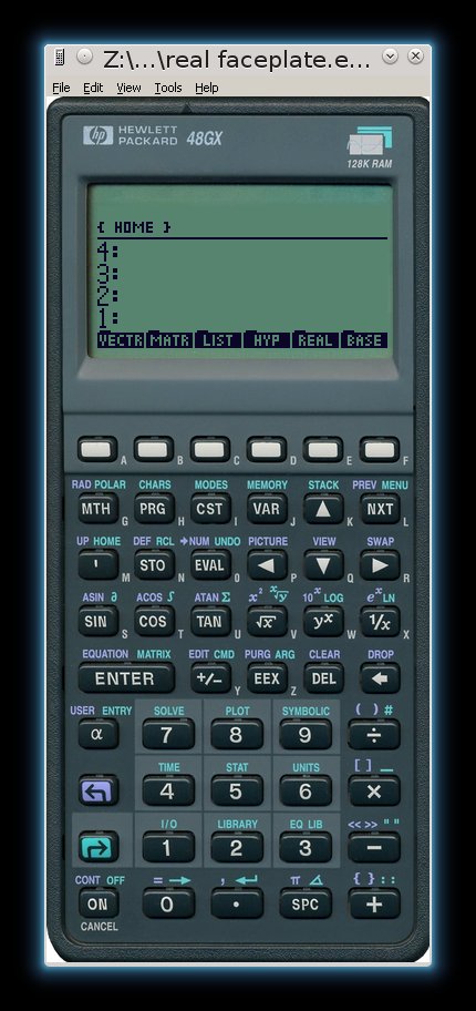 HP48GX Calculator